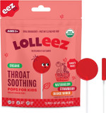 Lolleez Organic Lollipops For Kids Sore Throat Relief, Watermelon Perfect For Soothing A Sore Throat While Tasting Great, Watermelon Flavor, 28 Count Lolleez Organic Lollipops For Kids Sore Throat Relief, Watermelon Perfect For Soothing A Sore Throat While Tasting Great, Watermelon Flavor, 28 Count