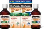Robitussin Honey Dm Max Cough Plus Chest Congestion And Robitussin Maximum Strength Honey Nighttime Cough Dm, Adult Formulas - 2 X 4 Fl Oz Bottles Robitussin Honey Dm Max Cough Plus Chest Congestion And Robitussin Maximum Strength Honey Nighttime Cough Dm, Adult Formulas - 2 X 4 Fl Oz Bottles