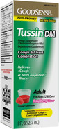 Goodsense Tussin Cough Syrup Dm, Raspberry Flavor, Effective Relief For Cough And Chest Congestion, Thins Mucus, 8 Fl Oz Goodsense Tussin Cough Syrup Dm, Raspberry Flavor, Effective Relief For Cough And Chest Congestion, Thins Mucus, 8 Fl Oz