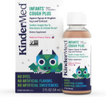 Kindermed Infants' Daytime Cough Plus, Organic Agave Syrup And English Ivy Leaf Extract, No Dyes, No Artificial Flavors Or Sweeteners, Non-Gmo, For Babies 2 Months+, Natural Cherry Flavor (2 Fl Oz) Kindermed Infants' Daytime Cough Plus, Organic Agave Syrup And English Ivy Leaf Extract, No Dyes, No Artificial Flavors Or Sweeteners, Non-Gmo, For Babies 2 Months+, Natural Cherry Flavor (2 Fl Oz)