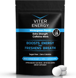 Viter Energy Extra Strength Caffeinated Mints 80Mg Caffeine, B Vitamins, Sugar Free. (Wintergreen, 8Oz, Bulk Bag)