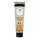 Dionis - Goat Milk Skincare Vanilla Bean Scented Hand & Body Cream (3.3 oz) - Made in the USA - Cruelty-free and Paraben-free