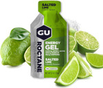 Gu Energy Roctane Ultra Endurance Energy Gel, On-The-Go Sports Nutrition For Running, Biking, Hiking Or Skiing, Salted Lime, 24-Count