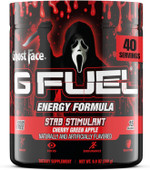 G Fuel Nightmare On Elm Street Energy Drink Powder, Pre Workout Caffeine Mix For Gaming, Sugar Free Focus Amino, Vitamin + Antioxidant, 9.9Oz (Tart Fruit Punch, 40 Serving) G Fuel Nightmare On Elm Street Energy Drink Powder, Pre Workout Caffeine Mix For Gaming, Sugar Free Focus Amino, Vitamin + Antioxidant, 9.9Oz (Tart Fruit Punch, 40 Serving)