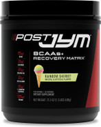 Jym Supplement Science Post Jym Active Matrix Rainbow Sherbet Amino Recovery Powder Pure Creatine Hcl, BcaaS, Glutamine, Carnitine, Betaine, Taurine For Strength, Repair, Performance 30 Servings