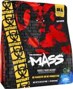 Mutant Mass Weight Gainer Protein Powder - Mass Builder For Bulking And Lean Mass Gainer, The Weight Gainer Men Need To Bulk Up  15 Pound  Triple Chocolate