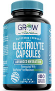 Grow Vitamin Electrolyte Capsules  Sugar-Free Electrolyte Tablets For Energy, Endurance & Hydration. Keto-Friendly Salt Pills, No Maltodextrin. Perfect For Fitness & Daily Hydration  100 Caps Grow Vitamin Electrolyte Capsules  Sugar-Free Electrolyte Tablets For Energy, Endurance & Hydration. Keto-Friendly Salt Pills, No Maltodextrin. Perfect For Fitness & Daily Hydration  100 Caps