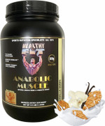 Healthy 'N Fit Anabolic Muscle (Vanilla) 3.5 Lb - Natural Muscle Mass And Strength Gainer