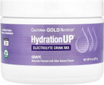 California Gold Nutrition Hydrationup®, Electrolyte Drink Mix With Vitamin D, Calcium, Iron And Potassium, Grape, 8 Oz (227 G)