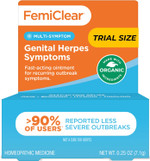 Femiclear, Multi-Symptom Relief - Formulated With All-Natural And Organic Ingredients - 0.25 Ounce Tube Femiclear, Multi-Symptom Relief - Formulated With All-Natural And Organic Ingredients - 0.25 Ounce Tube