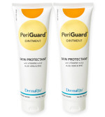 Dermarite'S Periguard Ointment Skin Protectant - Vitamins A, D, E, Aloe Vera & Zinc, Goes On Clear, Easy To Remove - 7 Oz. Tube, 2 Count