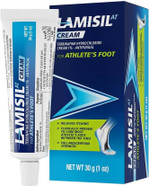 Lamisil 1 Week AthleteS Foot Treatment, Antifungal Cream With Terbinafine Hydrochloride 1%, Fast Symptom Relief & Prevents Recurrence, 1 Oz (30 G) Lamisil 1 Week AthleteS Foot Treatment, Antifungal Cream With Terbinafine Hydrochloride 1%, Fast Symptom Relief & Prevents Recurrence, 1 Oz (30 G)