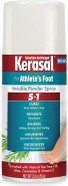 Kerasal 5-In-1 Athlete'S Foot Invisible Powder Spray, Athlete'S Foot Spray, 2 Oz
