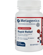 Metagenics Rapid Relief - Herbal Supplement For Occasional Discomfort In The Back, Joints & Muscles* - Includes Turmeric & Boswellia Extract - 20 Softgels