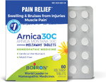 Boiron Arnica 30C Tablets For Pain Relief From Muscle Pain, Joint Soreness, Swelling From Injury Or Bruises - 60 Count