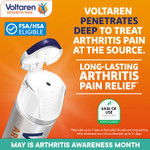Voltaren Arthritis Pain Gel For Powerful Topical Arthritis Pain Relief With Diclofenac - New Easy Open Cap - 150 G