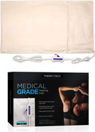 Medical Grade Heating Pad With Auto Moist Heat By Thermotech, High Heat Heating Pad For Back Pain And Cramps - Xl King Analogue - 26" By 14" - With Manual Clicker Controller Medical Grade Heating Pad With Auto Moist Heat By Thermotech, High Heat Heating Pad For Back Pain And Cramps - Xl King Analogue - 26" By 14" - With Manual Clicker Controller