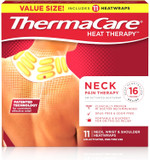 Thermacare Heat Wraps For Neck & Shoulder Pain Relief Portable Adhesive Heating Pads With 16-Hour Therapeutic Heat Drug-Free Muscle & Joint Soothing Patches Hsa/Fsa Eligible, (Large, 11 Count) Thermacare Heat Wraps For Neck & Shoulder Pain Relief Portable Adhesive Heating Pads With 16-Hour Therapeutic Heat Drug-Free Muscle & Joint Soothing Patches Hsa/Fsa Eligible, (Large, 11 Count)