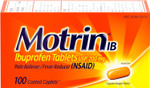 Motrin Ib, Ibuprofen 200Mg Tablets, Nsaid Pain Reliever & Fever Reducer For Headache, Backache, Muscular Aches, & Menstrual Cramps, Over-The-Counter Pain Relief Medicine, 100 Ct