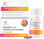 Vh Essentials Probiotics For Women With Prebiotics, Cranberry & Vitamin C - 60 Capsules (30 Day Supply) - Vaginal Probiotics Support Gut Balance, Vaginal Health & Urinary Tract Health For Women Vh Essentials Probiotics For Women With Prebiotics, Cranberry & Vitamin C - 60 Capsules (30 Day Supply) - Vaginal Probiotics Support Gut Balance, Vaginal Health & Urinary Tract Health For Women