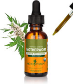 Herb Pharm Certified Organic Motherwort Liquid Extract For Endocrine System Support - 1 Ounce Herb Pharm Certified Organic Motherwort Liquid Extract For Endocrine System Support - 1 Ounce