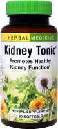 Herbs Etc. Kidney Tonic Softgels - Function Supplement - Natural With Dandelion, Saw Palmetto & Parsley - 60 Softgels (60 Servings)