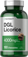 Horbäach Dgl Licorice Chewable Tablets | 4000Mg | 180 Count | Vegetarian And Non-Gmo | Deglycyrrhizinated Licorice Root Extract