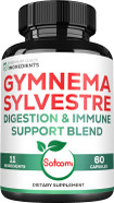 Extract 20:1 Gymnema Sylvestre Supplements - 1000Mg With Berberine Hcl, Ceylon Cinnamon, Elderberry & More - Support For Immune System, Circulatory Health & Body Management - 60 Capsules Extract 20:1 Gymnema Sylvestre Supplements - 1000Mg With Berberine Hcl, Ceylon Cinnamon, Elderberry & More - Support For Immune System, Circulatory Health & Body Management - 60 Capsules