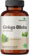 Futurebiotics Ginkgo Biloba Extra Strength Supports Brain Function & Memory Support, 120 Vegetarian Capsules Futurebiotics Ginkgo Biloba Extra Strength Supports Brain Function & Memory Support, 120 Vegetarian Capsules