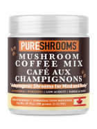 Pureshrooms Instant Mushroom Coffee With Organic Reishi, Lions Mane And Cordyceps - Low Acidity, 100% Columbian Arabica, No Sugar, Additives, Fillers (50 Servings, 100G) Pureshrooms Instant Mushroom Coffee With Organic Reishi, Lions Mane And Cordyceps - Low Acidity, 100% Columbian Arabica, No Sugar, Additives, Fillers (50 Servings, 100G)
