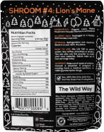 Wild Foods Lions Mane Powder Mushrooms Extract 10:1 | Organic Mushroom Powder | Adaptogenic Nootropic Herb For Brain Health, Memory And Focus(4 Ounce)