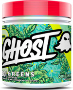 Ghost Greens Powder, Original - 30 Servings - 19 Superfood Greens & Reds Powder, Fruits, Vegetables, Spirulina, & Chlorella, Prebiotics, 10 Billion Cfu Probiotic & Digestive Enzymes - Gluten-Free