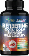 Organic Cadane Premium Berberine Extract 35:1 - Berberine Supplement 10In1 With Gotu Kola, Banaba Leaf & More - 150 Capsules For Immunity & Digestion System Support Organic Cadane Premium Berberine Extract 35:1 - Berberine Supplement 10In1 With Gotu Kola, Banaba Leaf & More - 150 Capsules For Immunity & Digestion System Support