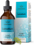 Herbamama Lomatium Root Tincture - Vegan Lomatium Dissectum Extract For Lung Detox & Cleanse - Non-Gmo, Alcohol & Sugar-Free Respiratory Lung Support Supplement, 28-Day Supply