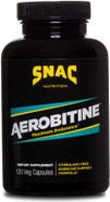 Snac Aerobitine - Stimulant Free Pre-Workout Supplement For Maximum Endurance. Nitric Oxide Booster, Improves Blood Flow, Reduces Fatigue & Thermogenic Benefits. 120 Veggie Capsules
