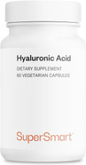 Supersmart - Hyaluronic Acid 300 Mg Per Day - High Molecular Weight Sodium Hyaluronate (1.2 Million Daltons) - Supports Healthy Joints & Skin | Non-Gmo & Gluten Free - 60 Vegetarian Capsules