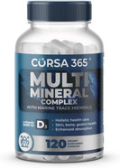 Multimineral Supplement Magnesium Complex With Trace Minerals For Immune Support - Potassium Magnesium Supplement Calcium Vitamin D Zinc Cooper Boron Supplement For Men Women - 120 Capsules Multimineral Supplement Magnesium Complex With Trace Minerals For Immune Support - Potassium Magnesium Supplement Calcium Vitamin D Zinc Cooper Boron Supplement For Men Women - 120 Capsules