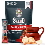 Salud 2-In-1 Sleep Aid + Calm Drink Mix, Prickly Pear Flavor, Melatonin, Magnesium, Saffron Extract, L-Theanine, Non-Gmo, Gluten Free, Vegan, Low Calorie, 1G Of Sugar (15 Servings)