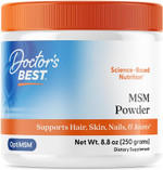 Doctors Best Msm Powder, Supports Hair, Skin, Nails, & Joints, Non-Gmo, Gluten Free, Soy Free, Vegan Net Wt. 8.8 Oz (250 Grams) Doctors Best Msm Powder, Supports Hair, Skin, Nails, & Joints, Non-Gmo, Gluten Free, Soy Free, Vegan Net Wt. 8.8 Oz (250 Grams)