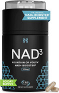 Hpn Supplements Nad3 Nad+ Booster | Extra Value Size 4 Month Supply | Clinically Proven & Independently Tested - Metabolic Repair | 312 Mg Per Serving - 240 Capsules