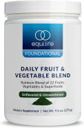Equilife Daily Fruit & Vegetable Blend, Superfood Antioxidant Supplement With 22 Organic Fruits & Vegetables, Unflavored, Vitamin C, Fiber, 9 Essential Amino Acids, Supports Energy, 30 Servings Tub