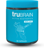 Trubrain Nootropic Capsules - Focus, Energy, Clarity. Fast Absorbing Nootropics Capsules | Brain Boosters | Improve Memory | Stop Procrastination (Strong)