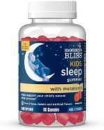 Mommy'S Bliss Kids Sleep Melatonin Gummies, Free Of Artificial Colors, Flavors, Or Gelatin, Strawberry Flavor, Age 3+ (60 Gummies)