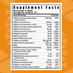 Youngevity Beyond Tangy Tangerine 2.0 Multi-Vitamin & Mineral Complex - Made With Natural & Whole Foods | 160,000 Orac | 120 Tablets | 1 Bottle