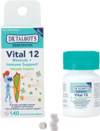 Dr. Talbot'S Vital 12 Tablets, Naturally Inspired, Minerals And Immune Support, Quick Dissolve, 140 Count Dr. Talbot'S Vital 12 Tablets, Naturally Inspired, Minerals And Immune Support, Quick Dissolve, 140 Count