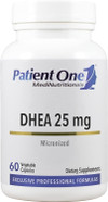 Patient One Dhea 25 Mg | Supplement To Support Positive Mood, Energy Levels, And Endocrine Health* | Micronized For Enhanced Absorption | 60 Capsules