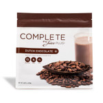 Complete By Juiceplus+ Dutch Chocolate Shakes - Plant-Based Nutrition - Whole Food Based Shake Powder With Protein, Fiber & Prebiotics - 30 Servings (2 Pouches, 15 Servings Each)