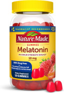 Nature Made Melatonin 10Mg Dreamy Strawberry Natural Flavors, 150 Gummies