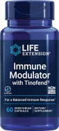 Life Extension Immune Modulator With Tinofend®, Powerful Immune Health Support, Standardized Tinospora Plant Extract, Gluten-Free, Non-Gmo, Vegetarian, 60 Capsules