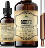 Iodine Drops  Natural Iodine Liquid From Sea Kelp  Thyroid Supplement For Energy, Digestion & Immune Support  Organic Non-Gmo Formula  4 Fl Oz